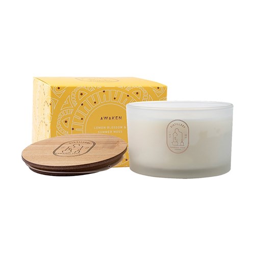 Soy Candle - Awaken - Lemon Blossom & Summer Moss